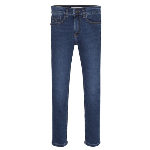 Oblečenie Chlapec Rifle Skinny Calvin Klein Jeans ESSENTIAL ROYAL BLUE STRETCH Modrá