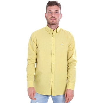 Oblečenie Muž Košele s dlhým rukávom Les Copains 9U2371 Žltá