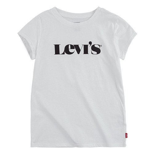 Oblečenie Dievča Tričká s krátkym rukávom Levi's MODERN VINTAGE SERIF TEE Biela