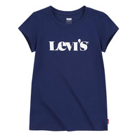 Oblečenie Dievča Tričká s krátkym rukávom Levi's MODERN VINTAGE SERIF TEE Námornícka modrá