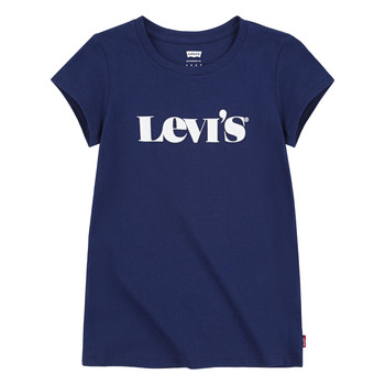 Oblečenie Dievča Tričká s krátkym rukávom Levi's MODERN VINTAGE SERIF TEE Námornícka modrá