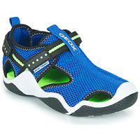 Topánky Chlapec Športové sandále Geox JR WADER Modrá / Zelená