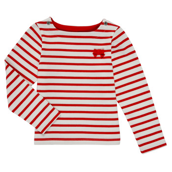 Oblečenie Dievča Tričká s dlhým rukávom Petit Bateau MAHALIA Viacfarebná