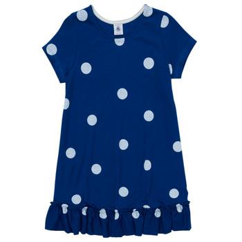 Oblečenie Dievča Krátke šaty Petit Bateau MALICETTE Námornícka modrá