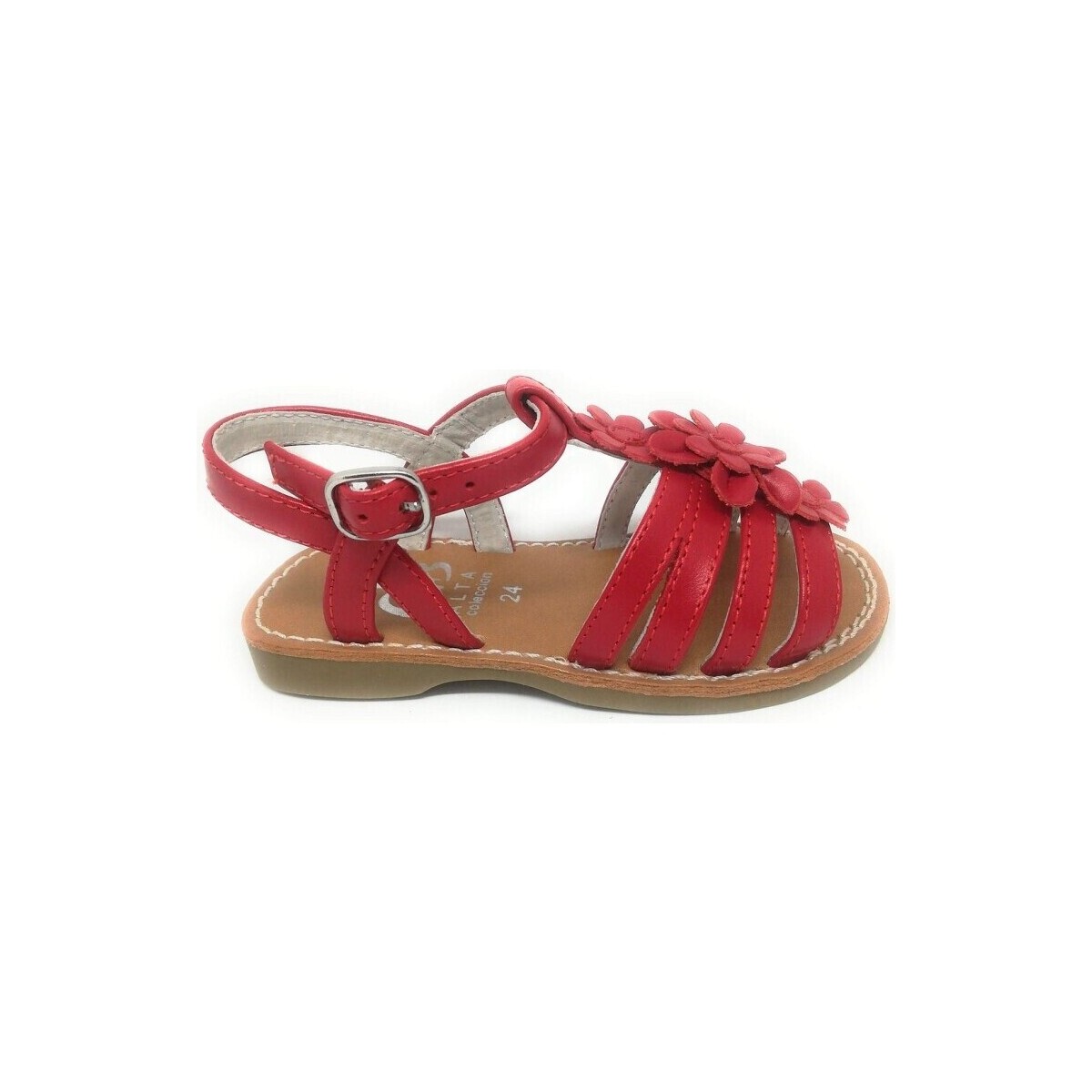 Topánky Sandále D'bébé 24525-18 Červená