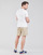 Oblečenie Muž Tričká s krátkym rukávom Polo Ralph Lauren T-SHIRT AJUSTE COL ROND EN PIMA COTON LOGO PONY PLAYER MULTICOLO Biela