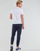 Oblečenie Muž Tričká s krátkym rukávom Polo Ralph Lauren T-SHIRT AJUSTE COL ROND EN COTON LOGO PONY PLAYER Biela