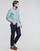 Oblečenie Muž Košele s dlhým rukávom Polo Ralph Lauren CHEMISE AJUSTEE EN CHAMBRAY DENIM COL BOUTONNE  LOGO PONY PLAYER Modrá