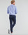 Oblečenie Muž Košele s dlhým rukávom Polo Ralph Lauren CHEMISE AJUSTEE EN POPLINE DE COTON COL BOUTONNE  LOGO PONY PLAY Modrá / Biela