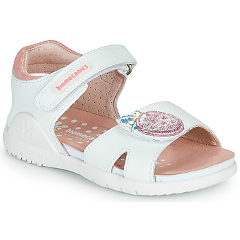 Topánky Dievča Sandále Biomecanics 212163 Biela / Ružová