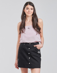 Oblečenie Žena Blúzky Calvin Klein Jeans MONOGRAM CAMI TOP Ružová