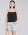 Oblečenie Žena Blúzky Calvin Klein Jeans MONOGRAM CAMI TOP Čierna