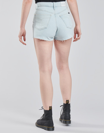 Calvin Klein Jeans HIGH RISE SHORT Modrá