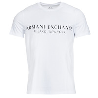 Oblečenie Muž Tričká s krátkym rukávom Armani Exchange 8NZT72-Z8H4Z Biela