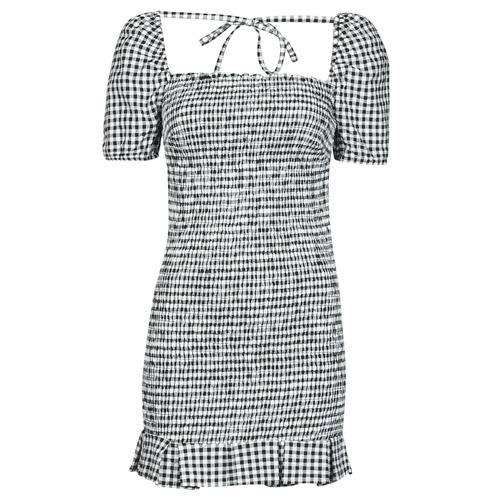 Oblečenie Žena Krátke šaty Guess AIDA  DRESS Čierna / Biela