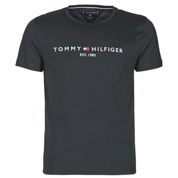 Oblečenie Muž Tričká s krátkym rukávom Tommy Hilfiger CORE TOMMY LOGO Čierna