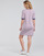 Oblečenie Žena Krátke šaty Tommy Hilfiger TH CUBE SHIFT SHORT DRESS SS Biela / Červená / Námornícka modrá