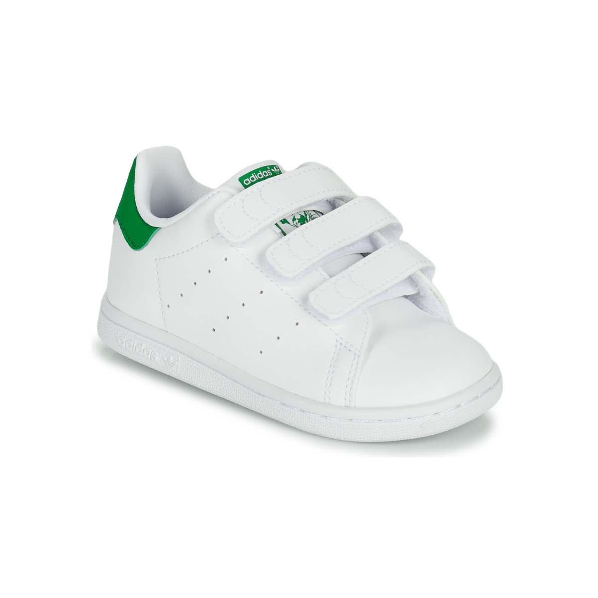 Topánky Deti Nízke tenisky adidas Originals STAN SMITH CF I SUSTAINABLE Biela / Zelená