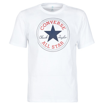 Oblečenie Muž Tričká s krátkym rukávom Converse NOVA CHUCK PATCH TEE Biela