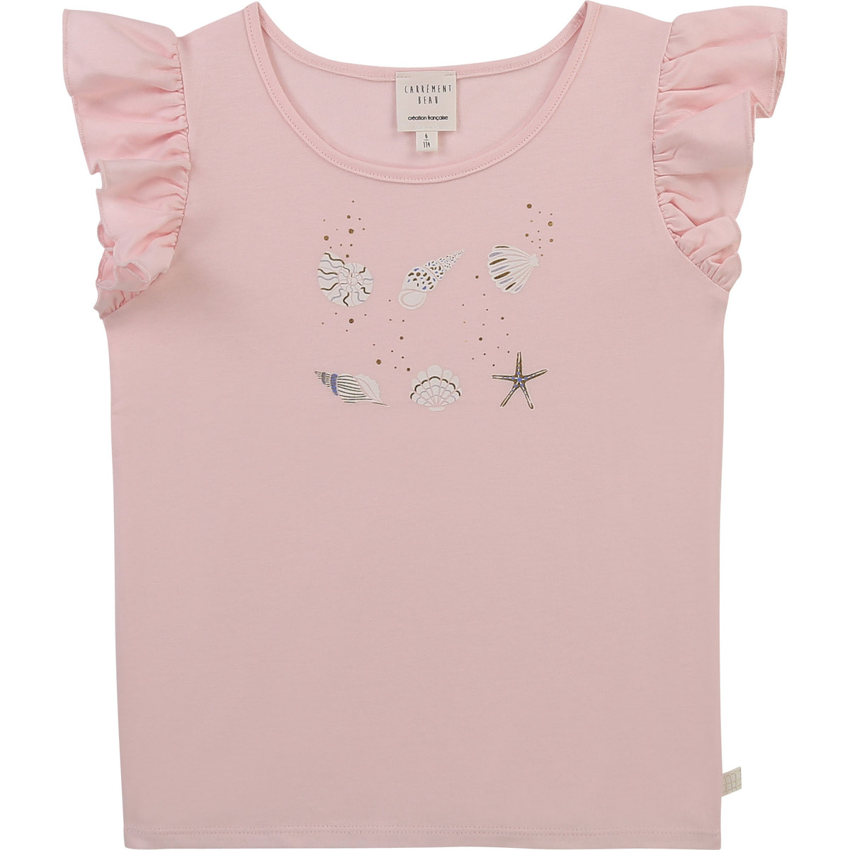 Oblečenie Dievča Tričká s krátkym rukávom Carrément Beau Y15378-44L Ružová