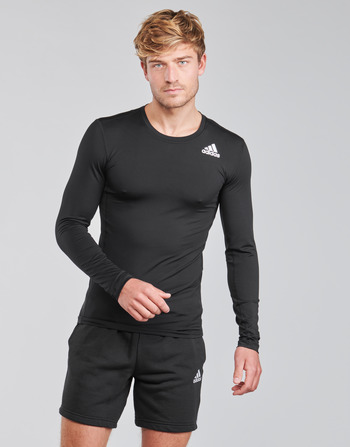 Oblečenie Muž Tričká s dlhým rukávom adidas Performance TF LS Čierna