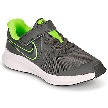 Topánky Chlapec Univerzálna športová obuv Nike STAR RUNNER 2 PS Šedá / Zelená