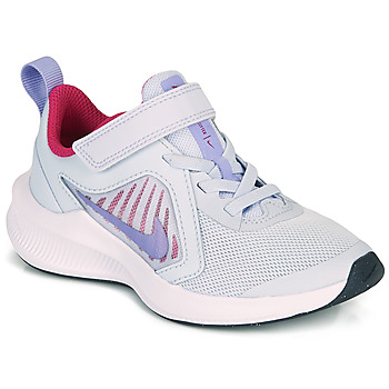 Topánky Dievča Univerzálna športová obuv Nike DOWNSHIFTER 10 PS Modrá / Fialová 
