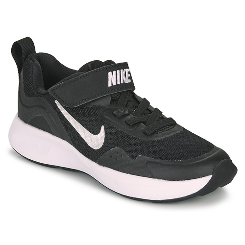 Topánky Deti Univerzálna športová obuv Nike WEARALLDAY PS Čierna / Biela