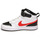 Topánky Deti Členkové tenisky Nike NIKE COURT BOROUGH MID 2 Biela / Červená / Čierna