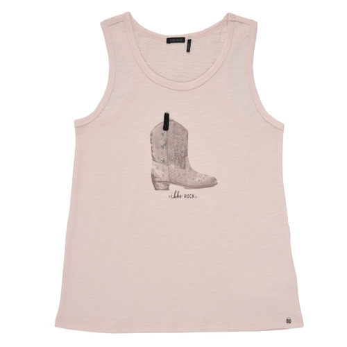 Oblečenie Dievča Tielka a tričká bez rukávov Ikks XS10302-31-C Ružová