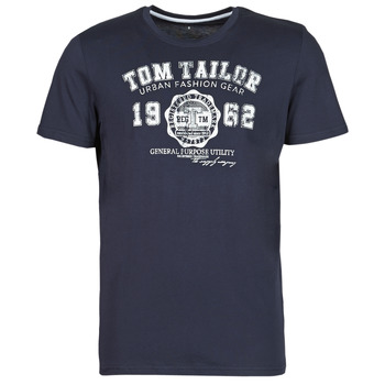 Oblečenie Muž Tričká s krátkym rukávom Tom Tailor 1008637-10690 Námornícka modrá