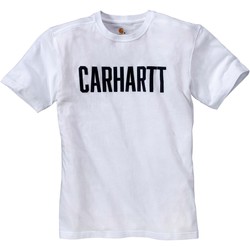 Oblečenie Tričká s krátkym rukávom Carhartt T-shirt  Block blanc