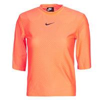 Oblečenie Žena Tričká s krátkym rukávom Nike NSICN CLSH TOP SS MESH Oranžová