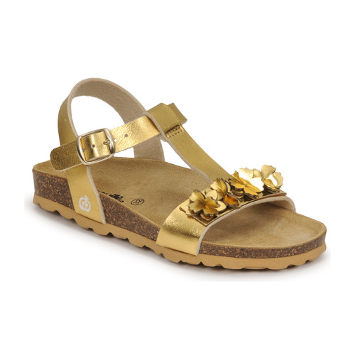 Topánky Dievča Sandále Citrouille et Compagnie KAPIBA Zlatá
