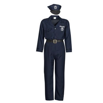 Oblečenie Muž Kostýmy Fun Costumes COSTUME ADULTE OFFICIER DE POLICE Viacfarebná