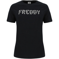 Oblečenie Žena Tričká s krátkym rukávom Freddy F0WCLT3 čierna