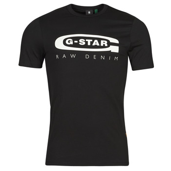 Oblečenie Muž Tričká s krátkym rukávom G-Star Raw GRAPHIC 4 SLIM Čierna