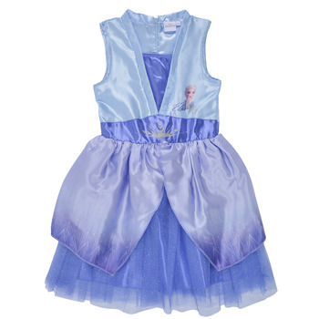Oblečenie Dievča Krátke šaty TEAM HEROES  FROZEN DRESS Modrá