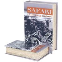 Domov Košíky / škatule Signes Grimalt Krabice Na Knihy Safari Zebra 2U Viacfarebná