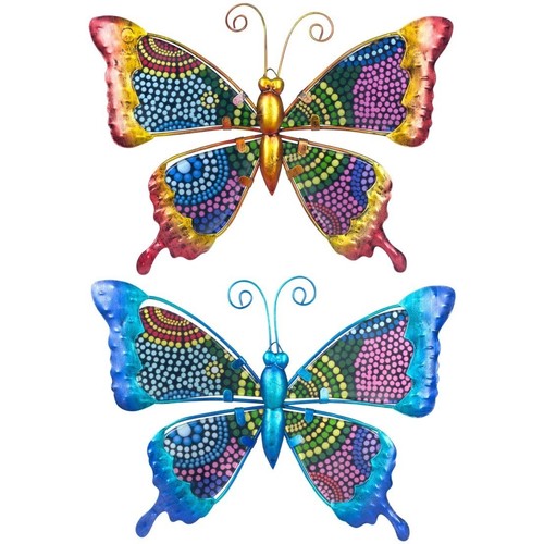 Domov Sochy Signes Grimalt Motýle Set 2 Jednotky Viacfarebná