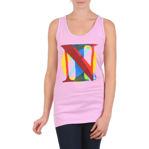 Oblečenie Žena Tielka a tričká bez rukávov Nixon PACIFIC TANK Ružová / Viacfarebná