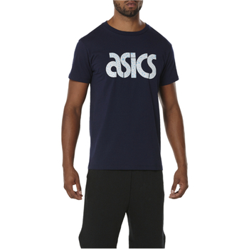 Oblečenie Muž Tričká s krátkym rukávom Asics Graphic 2 Tee Modrá