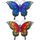 Domov Sochy Signes Grimalt Motýľ Set 2U Viacfarebná
