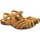 Topánky Žena Univerzálna športová obuv Interbios Dámske sandále INTER BIOS 4479 horčicové Žltá