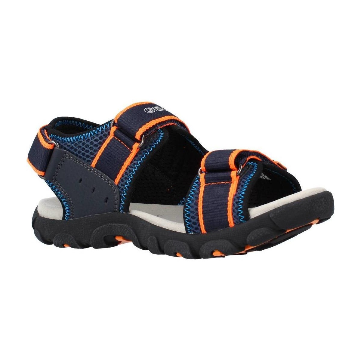 Topánky Chlapec Sandále Geox JR SANDAL STRADA A Modrá