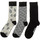 Spodná bielizeň Muž Vysoké ponožky John Frank JF3LSMC01-MULTICOLOR Viacfarebná