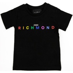 Oblečenie Dievča Tričká s krátkym rukávom Richmond Kids RGP21123TS Black