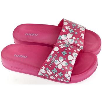 Topánky Žena športové šľapky Wink Dámske tmavo-ružové šľapky MISCHA ružová