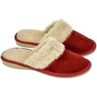 Topánky Žena Papuče John-C Dámske luxusné kožené papuče MIŠA červená