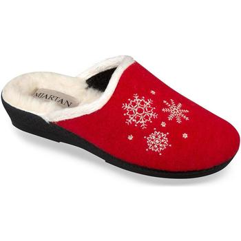 Topánky Žena Papuče Mjartan Dámske papuče  LISA 4 červená